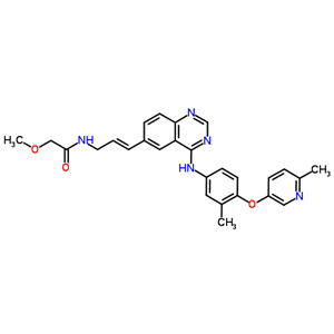 Acetamide, 2-methoxy-N-[(2E)-3-[4-[[3-methyl-4-[(6-methyl-3-pyridinyl)oxy]phenyl]amino]-6-quinazolinyl]-2-propen-1-yl]-